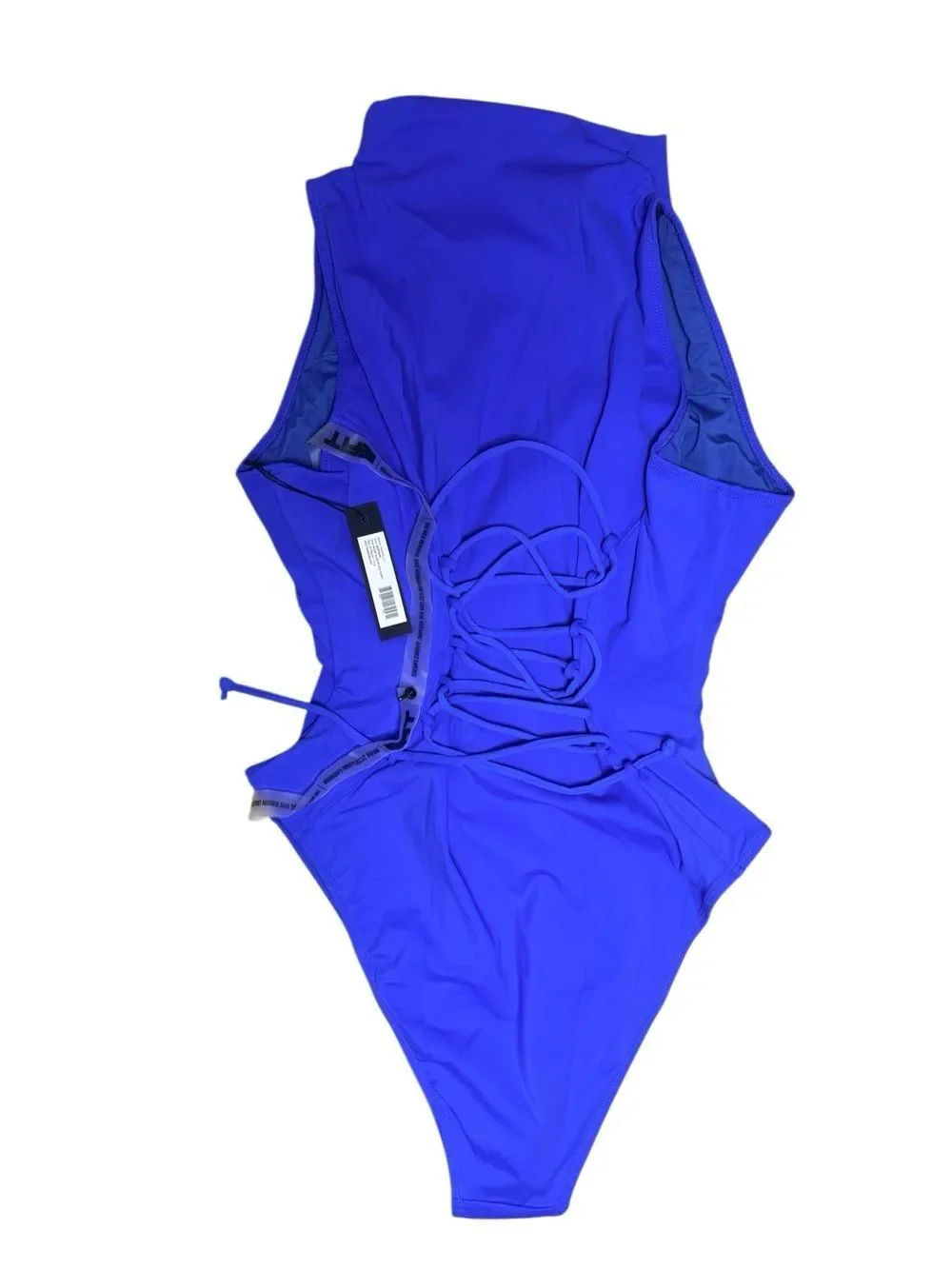 TA3 Sleeveless Surfy Zip-Front One-Piece Swimsuit Size 2X